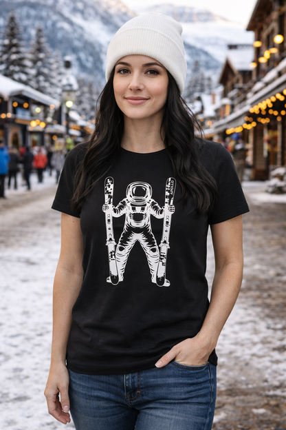 Astro Skier Short Sleeved T-shirt - WOMEN'S