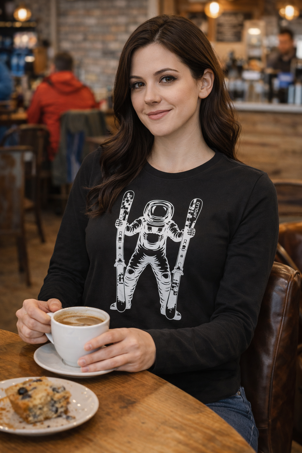 Astro Skier Long Sleeve T-Shirt - WOMEN'S